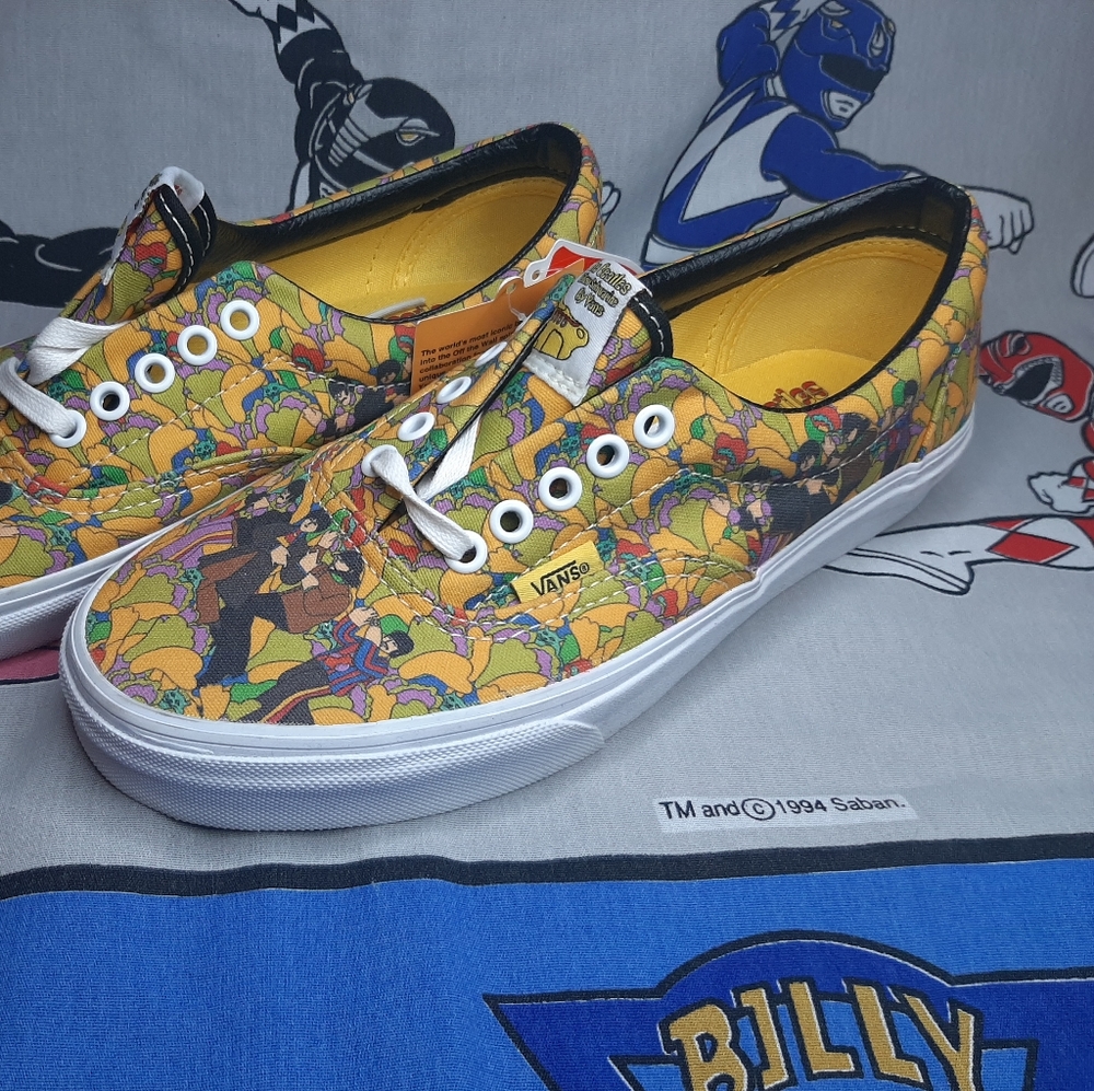 Vans The Beatles Yellow Submarine 💛 M Sz 7.5 W 9